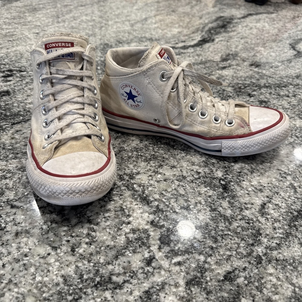 Converse CTAS Madison Mid White Sneakers Size 7 563511F
